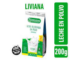 LECHE EN POLVO DESCREMADA  LIVIANA 200 GRS VERDE